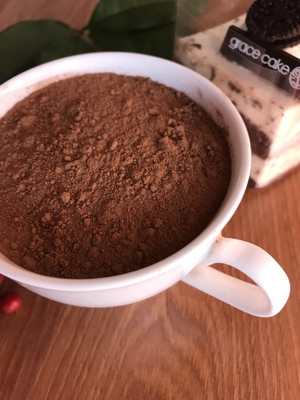 High Grade 100 Unsweetened Cocoa Powder , Organic Dark Cocoa Powder 10%-14% Fat Content
