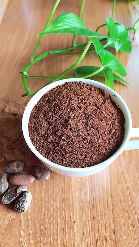 HACCP Raw Organic Cocoa Powder 10%-14% Fat Content For Chocolate Ingredient
