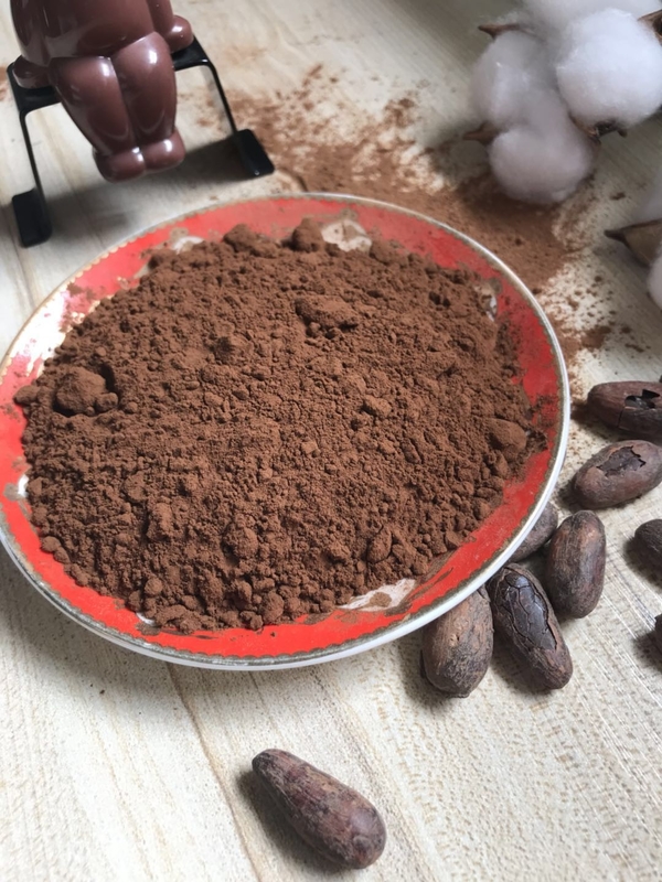 Commercial 100 Pure Brown Cocoa Powder Negative Salmonella Bacteria ISO 9001 Approved